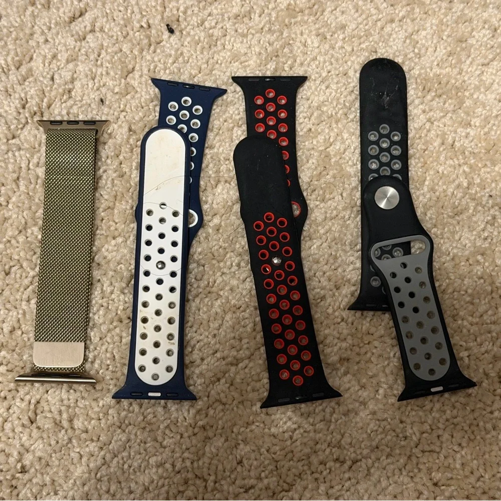 Apple Watch Bands Lot of 46 | Fits Series 6 | Used | Mixed Styles & Colors